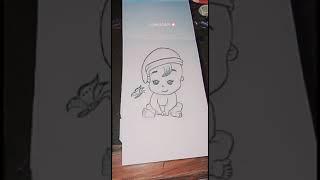 sketch of baby ️| by Areeba Faisal | HOBBY HUT : TikTok id: Abeera2460