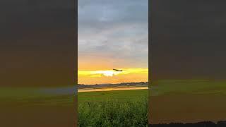 Plane spotting from EGGC sunset #aviation #planespotting #travel #sunset