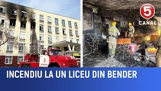 Incendiu la un liceu din Bender