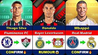 New CONFIRMED and RUMOUR Summer Transfers News 2024!  FT. Ronaldo, Mbappe, Thiago