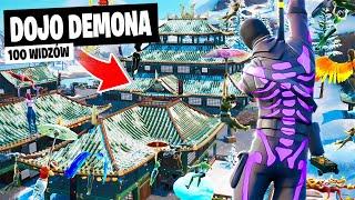 100 WIDZÓW na DOJO DEMONA w Fortnite