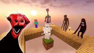 Surviving The Boiled One on One Block Skyblock in Minecraft