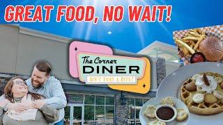 The Corner Diner - Great Food & No Wait - Pigeon Forge's Best Diner? - Full Tour and Review - 2024