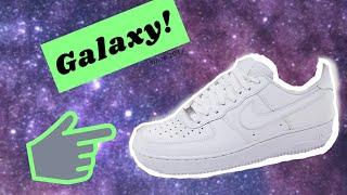 Custom GALAXY Air Force 1's!