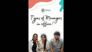 Types of managers.