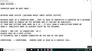 Netbios Name system VS Domain Name system