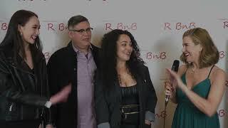 R BNB RED CARPET INTERVIEW - DAN, LENA HARRIS and DARYA DANESH