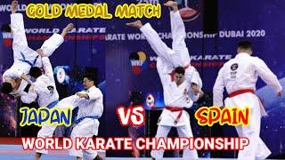 spain vs japan | gold medal match | world karate championship dubai 2021