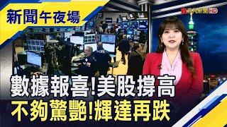 財測好但不是最好!輝達股價開盤又下挫 最重跌4% 但美經數據報佳音挺四大指數齊揚 台積電ADR先反彈 台指期夜盤也強漲｜主播 賴家瑩｜【新聞午夜場】20240829｜非凡新聞