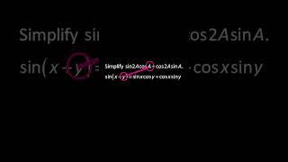  Sums and Differences of Sine