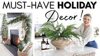 HOLIDAY DECOR MUST-HAVES || 2022 CHRISTMAS DECORATING IDEAS || TIMELESS HOLIDAY DECOR STAPLES