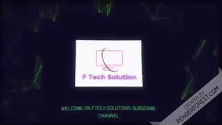 Wlcome To Our Channel F Tech Solutions