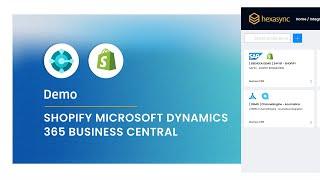 HexaSync Demo | Shopify Microsoft Dynamics 365 Business Central Integration - Product Sync