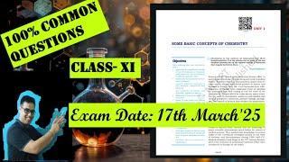 Chapter- Some Basic Concepts of Chemistry: Probable Questions, AHSEC Class-XI Chemistry  Jejiron sir