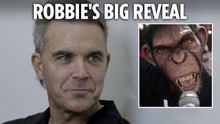 Robbie Williams talks exclusively to The Sun’s Clemmie Moodie about his new biopic