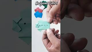 Origami Shirt #Pushpa Pushpa#alluarjunstatus #tranding #viral #craft #papercraft #origami #GURUSINGH