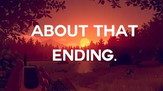 Understanding Firewatch's Brutal Ending.