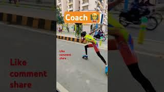 Student Vs Coach   #shortsvideo #speedskating #skating #youtubeshorts #skate #varanasi