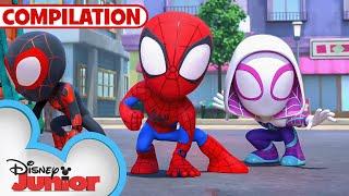 Every Spidey Music Video! | Compilation | Marvel's Spidey and his Amazing Friends | @disneyjr