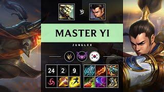 Master Yi Jungle vs Xin Zhao: Triple Kill, Legendary - KR Master Patch 14.18