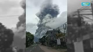 Mount Bulusan in Sorsogon errupts