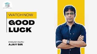 Good Luck! | Ajay Sir MB Books | SSC English | Grammar