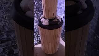 Шикарная парная из необрезной доски!