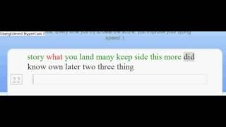 Fast Typing - 106 WPM.avi