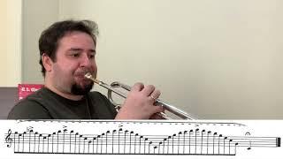 Trumpet Flexibility (Lip Slurs) - Improve your Flexibility on Trumpet - Tassio Furtado Trumpet