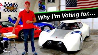 Omega Car Inventor 100% Supports THIS Presidential Candidate - WHY?