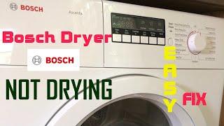  Bosch Condenser Dryer Keeps Stopping - Clogged Pump - QUICK FIX 
