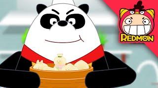 Dim Sum | Chef PANDA | Making food | for children | funny video | REDMON