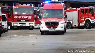 Einsatzübung Feuerwehr Schneverdingen mit Handgruß