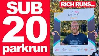 I finally ran my first official sub 20 parkrun at Dulwich parkrun!