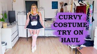 CURVY COSTUME TRY ON HAUL 2022 | Mid size Cosplay | School girl | Swedish blonde