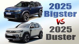 2025 Dacia Bigster Hybrid vs 2025 Dacia Duster Hybrid - Similarities And Differences