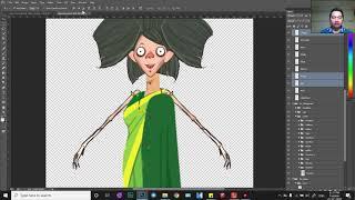 Create Saree Character with Template Cartoon Animator 4