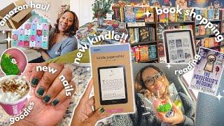 Come book shopping with me! ️ + book haul, self care & reading a book on my new Kindle Paperwhite