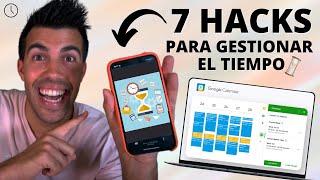 MIS MEJORES 7 TRUCOS para GESTIONAR el TIEMPO - CÓMO ORGANIZAR EL TIEMPO⌚