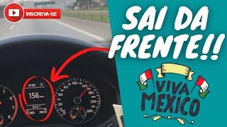 JETTA TSI ACELERANDO NO MEXICO, ESCAPAMENTO DIRETO !! DOWNPIPE + SÓ O CANO 200cv #ÉOSGURI #MEXICO