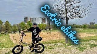 Ecotric 20" fat tire foldable ebike. First ride and impressions.