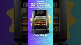 36% Off CHEFMAN Multifunctional Digital Air Fryer+ Rotisserie #shorts #airfryer