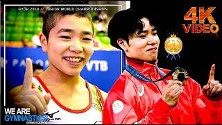 OKA SHINNOSUKEWon 1st Junior Worlds AA-Floor MC *15 years old* (FIG.4K)