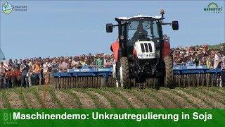 Maschinendemo: Mechanische Unkrautregulierung in Soja