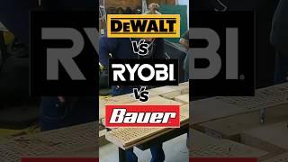 Dewalt VS Ryobi VS Bauer #tools #toolreviews #dewalt #ryobi