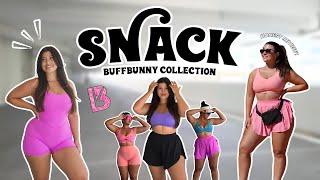 BUFFBUNNY SNACK COLLECTION *honest* TRY ON HAUL ACTIVEWEAR REVIEW | summer colors you need!