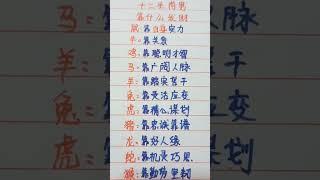 十二生肖靠什么发财 #music $#生肖 #生肖运势