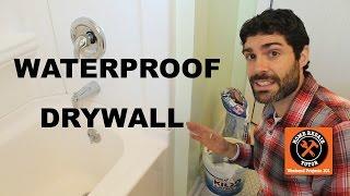 How to Waterproof Bathtub Drywall -- by Home Repair Tutor