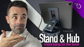 iPad Pro hub 2024: Cabletime Stand & USB C Hub - one of the best accessories for money!