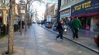 Denver, CO 16th Street Mall Downtown + Union Station Winter Walk - 2017 4K UHD